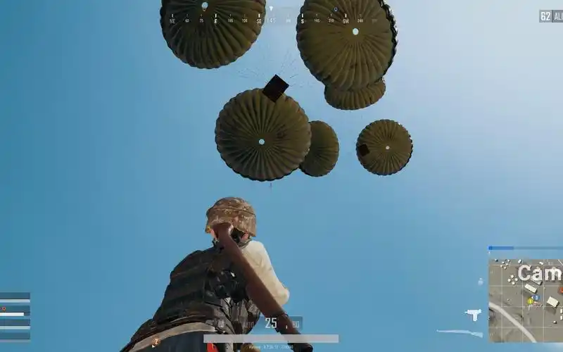 【绝地求生】在100米大小的决赛圈发射信号枪会发生什么_哔哩哔哩 (゜