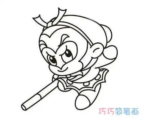 孙悟空头像简笔画孙悟空头像简笔画霸气