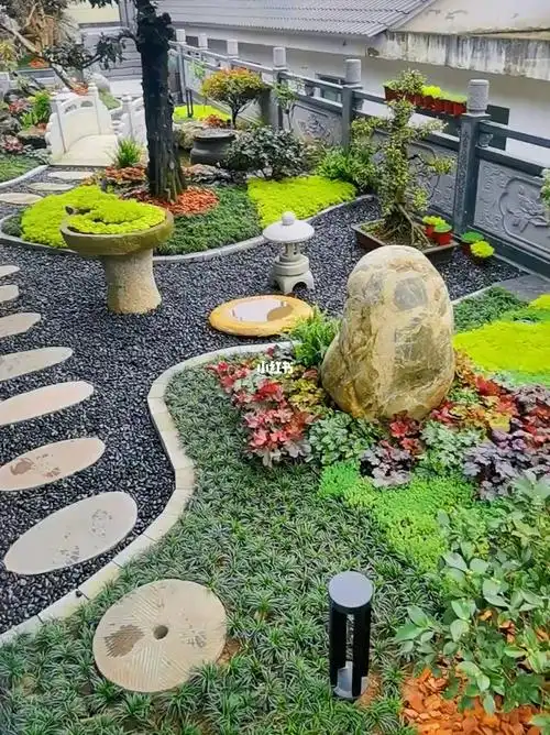 这庭院的石头你能认识几种呢