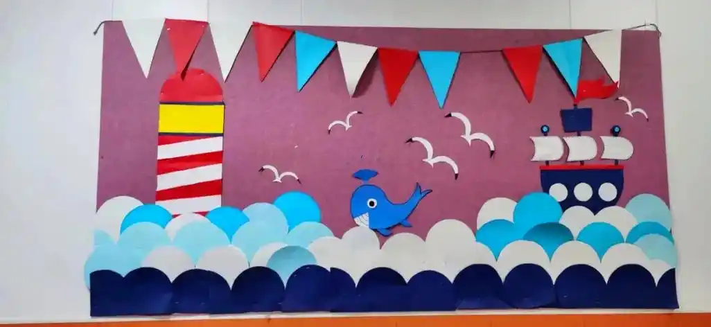 新学期环创海底世界,幼师必备#幼儿园环创 #幼儿园主题墙 # - 抖音