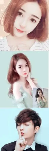 真人照片ps转手绘照片美化肖像漫画卡通头像礼物唱吧微信q版唯美淘宝