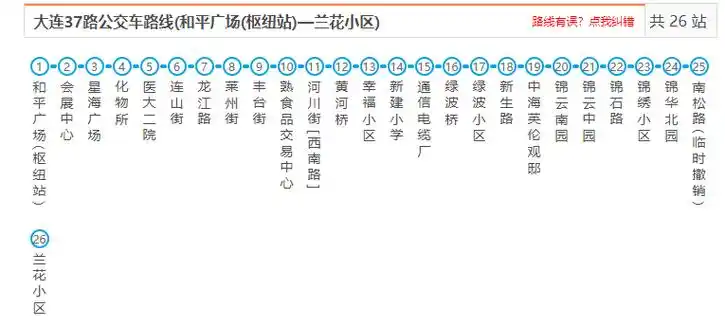 大连公交37路
