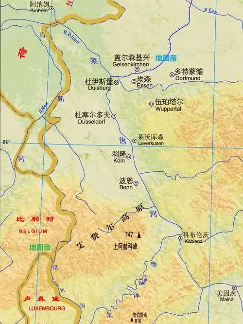 莱茵河流经哪六个国家