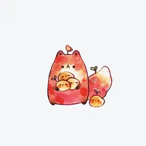 作者mocha每一个都萌动大家的心这些富有装饰性的可爱图案再搭配上小