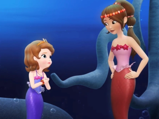 小公主苏菲亚:苏菲亚助美人鱼回家,好在爱丽儿及时赶到帮忙