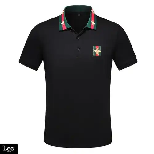 ja ck 国际轻奢侈品牌潮牌男装欧货轻奢潮男装刺绣翻领短袖体t恤polo