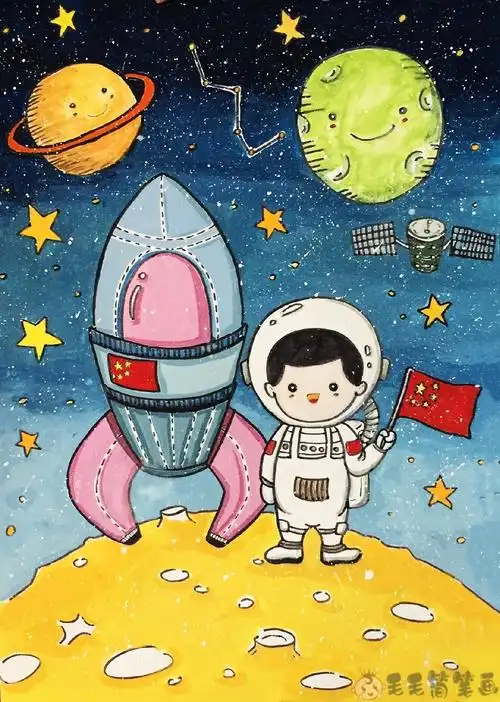 童真里的色彩儿童绘画