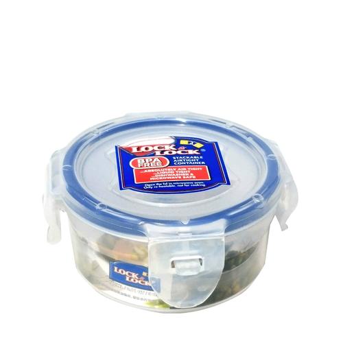 乐扣乐扣保鲜盒圆形辅食盒密封咸菜收纳盒婴儿奶粉零食小盒hpl931