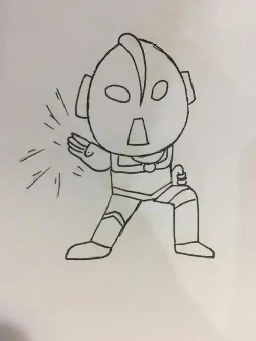 童话奥特曼简笔画