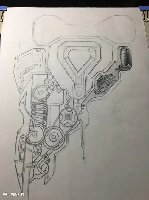 机械甲手稿整臂