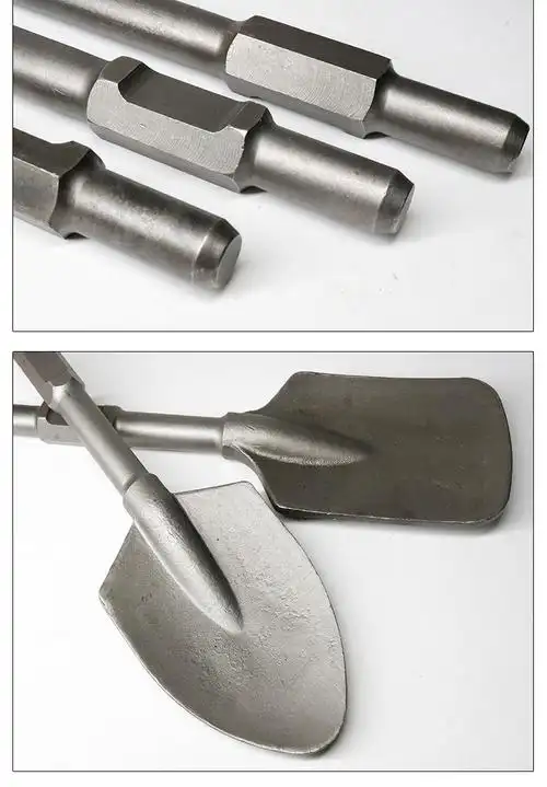 重型65a大电镐镐头镐尖加长加宽扁凿混凝土破碎开槽115a汽油铲子 大