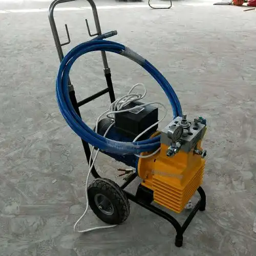 邢台小型无气腻子真石漆腻子粉墙喷涂机,移动方便,操作简单|价格,厂家