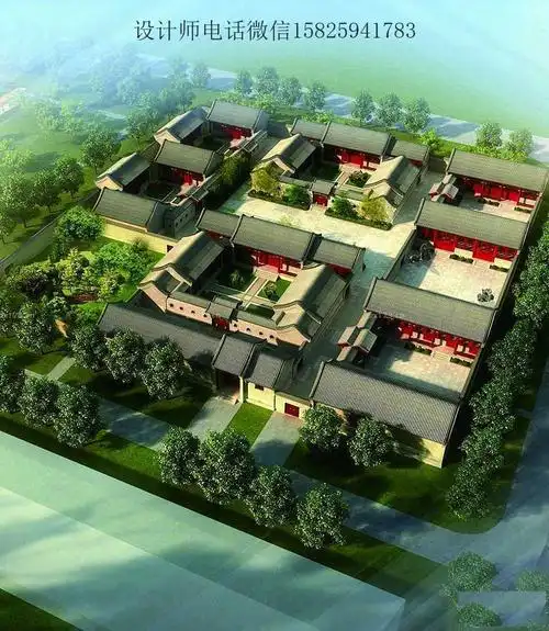 2017别墅式农村四合院设计图