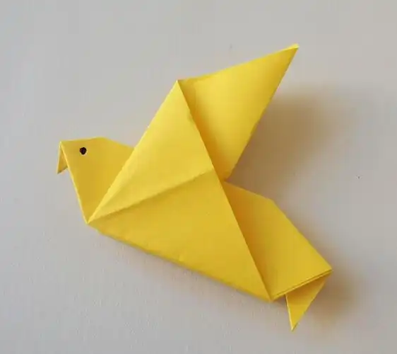 小学生简单易学的折纸 一步一步折小鸟折纸图解过程99巧艺网 - 纸