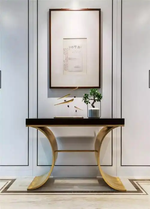 玄关墙这样设计,开门见喜!