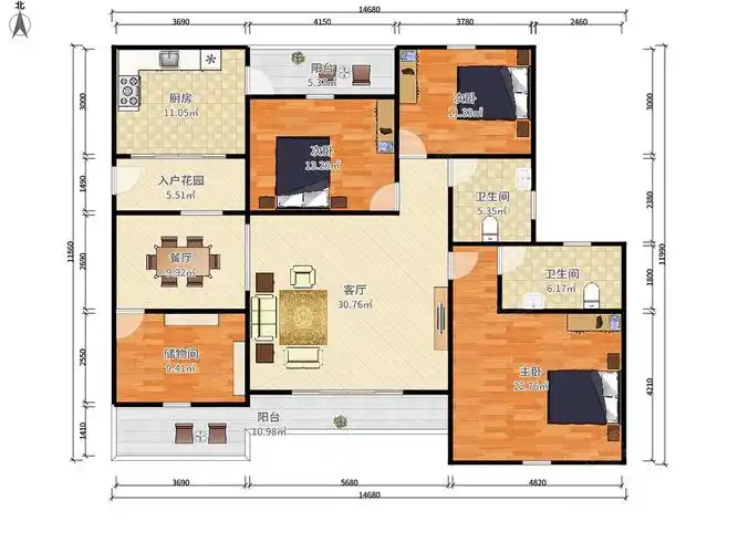 半岛一号1期户型图