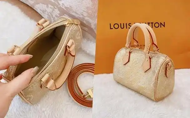 lv包包最新经典款「nano speedy」迷你老花波士顿包