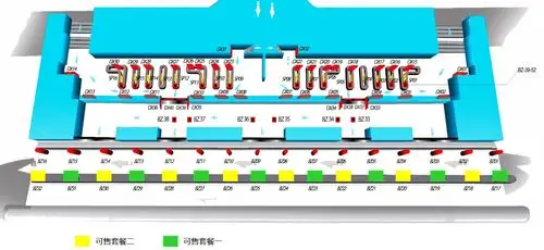 四川省成都市双流区国际机场t2-1f到达大厅出口包柱广告