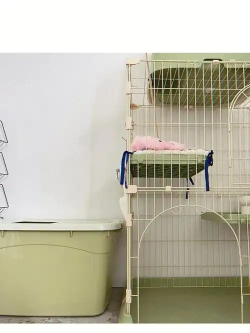 自制猫砂盆收纳箱尺寸是69x50x42cm如果感觉太矮可以把盖掀开