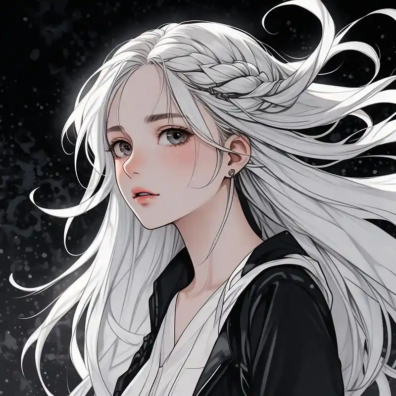 95女生慵懒冷淡风动漫头像95