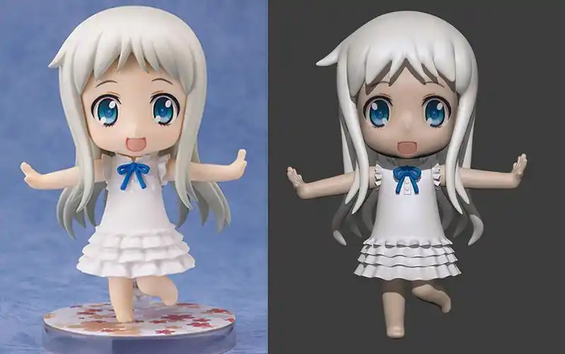 【zbrush】卡通"未闻花名-本间芽衣子"手办模型雕刻,zbrush角色雕刻