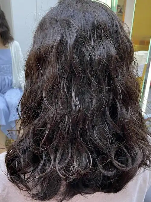 中长发烫发 法式木马卷  蛋卷头2021年超火97发式烫发针对发量少