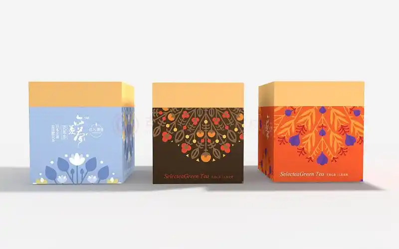 花果茶包装设计中国风系列花果茶盒包装设计