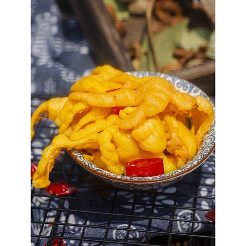 柠檬无骨鸡爪酸甜辣即食袋装盒装泰式脱凤爪零食熟食冷吃190g 酸辣