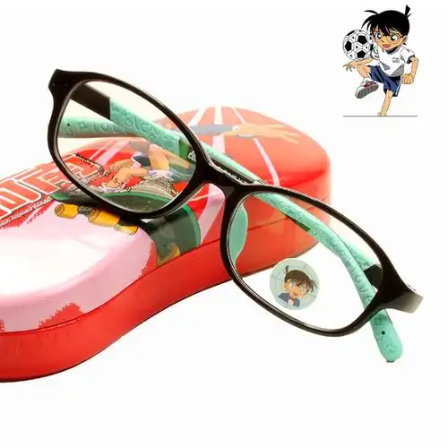 镜框2021柯南儿童眼镜架学生近视眼轻弹弹力塑胶眼镜架