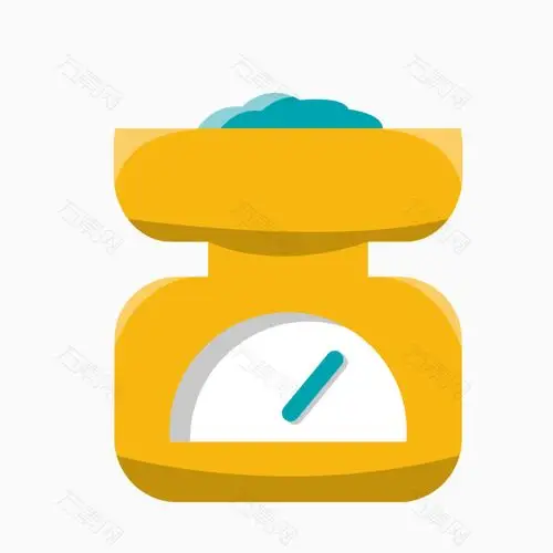 矢量卡通弹簧秤