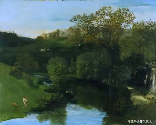 法国画家居斯塔夫·库尔贝风景油画作品欣赏