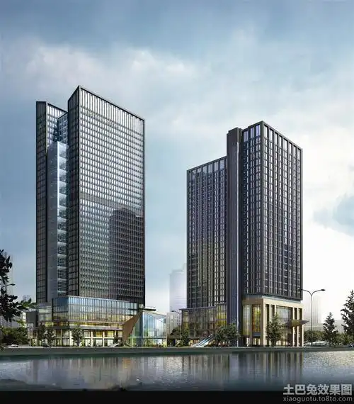 高层办公楼外观设计效果图