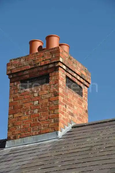 商业照片: 砖· 烟囱 ·老· 黑色 ·瓦· 屋顶