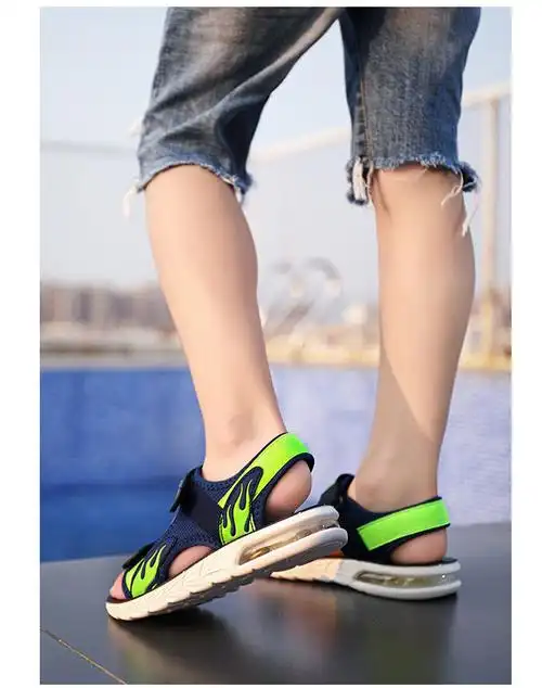 男童凉鞋夏季新款气垫男童鞋防滑儿童凉鞋男孩鞋子软底宝宝凉鞋男 026