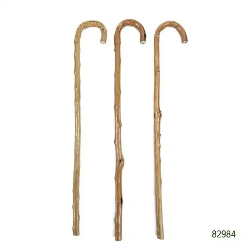 天然藤条拐杖木质拐杖 老年人户外出行拐棍 实木白藤黑藤拐杖批发