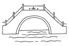 世界上最著名的拱桥简笔画小桥简笔画怎么画小桥简笔画画法桥的简笔画