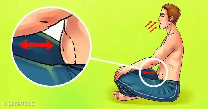 每天坚持练习5分钟腹式呼吸竟然有这么多好