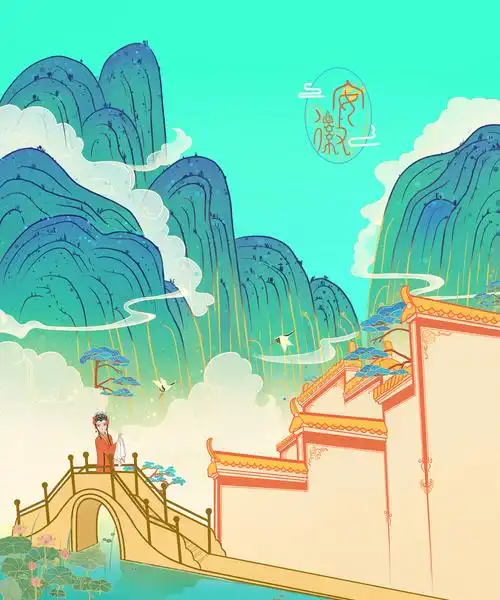 家乡-安徽|插画|商业插画|晓荣 - 原创作品 - 站酷 (zcool)