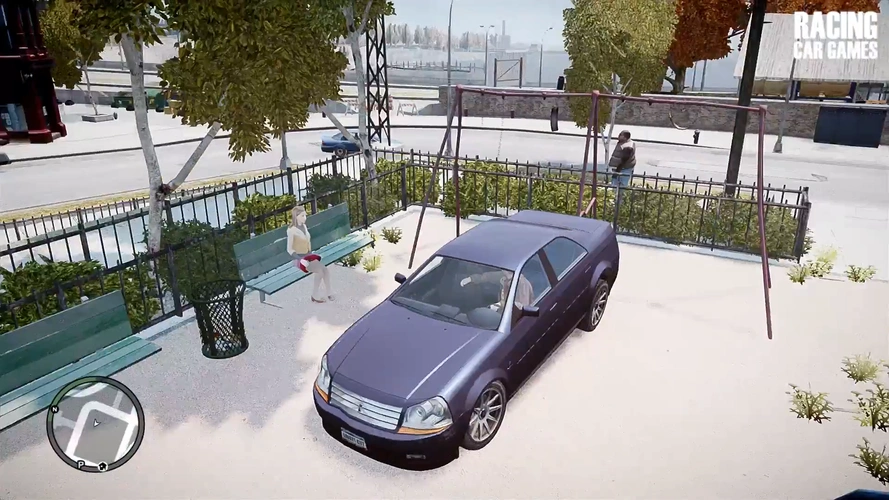 gta4:死亡秋千带来的真实车损演示,比gta5还要好的车损效果!