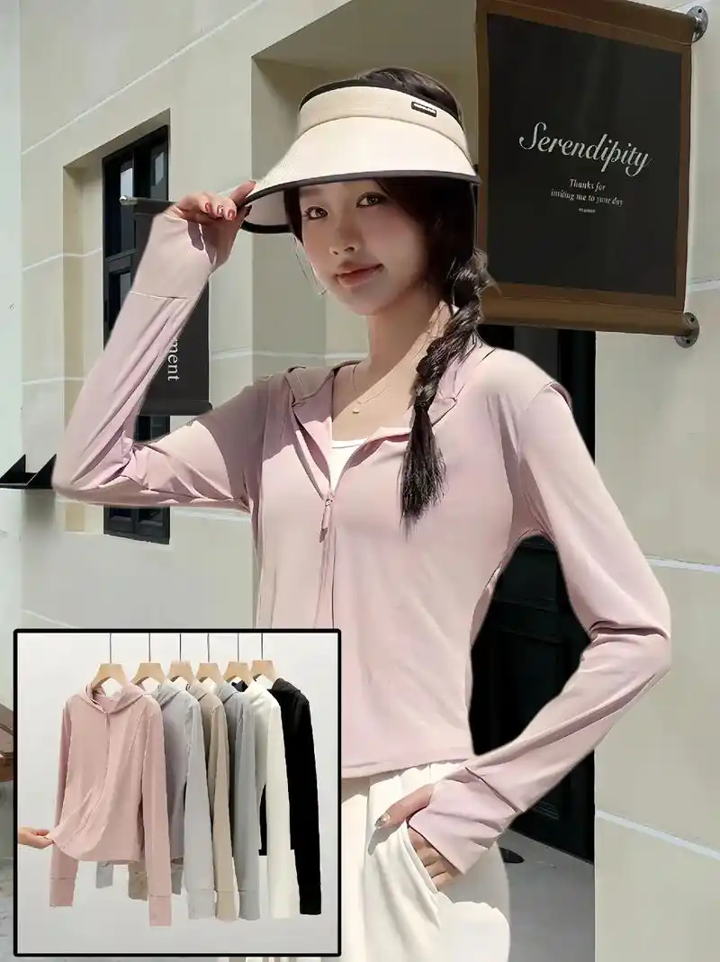 冰丝凉感防晒衣女夏季薄款透气防晒服外套