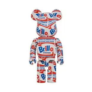 andy brillo1000%积木熊玩偶摆件 warhol be@rbrick rang日本代购
