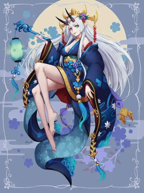 阴阳师式神云集 同人插画手机壁纸