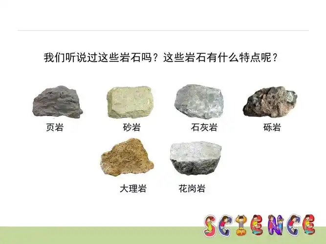 《认识几种常见的岩石》(教育科学出版社四年级下册科学ppt)