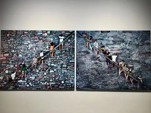 别样纪实王庆松作品展武汉合美术馆