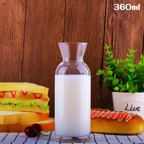 帕莎网红牛奶早餐耐热家用创意家创意大容量进口玻璃杯