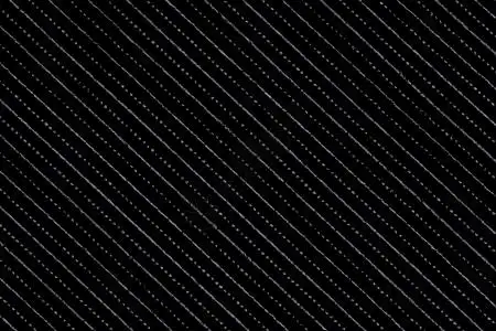黑色斜条纹织物背景或纹理图片
