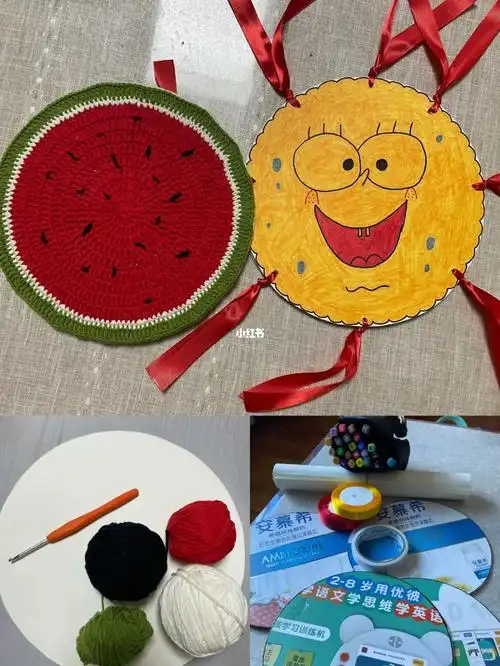 幼儿园手工作业——飞盘03