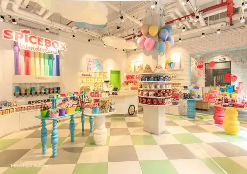 糖果精品店设计装修#_糖果店