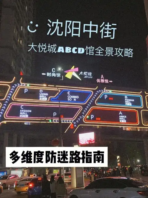 沈阳攻略 | 中街大悦城防迷路全景指南