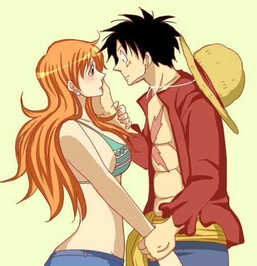 路飞和娜美的甜蜜